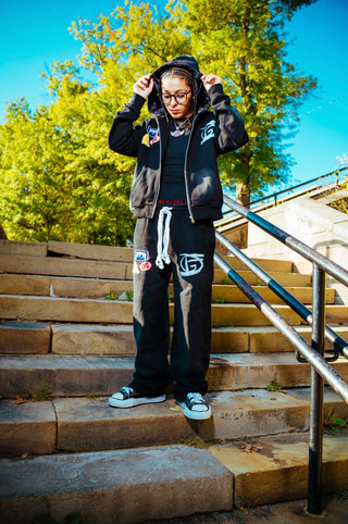 “Midnight” Logos Sweatpants