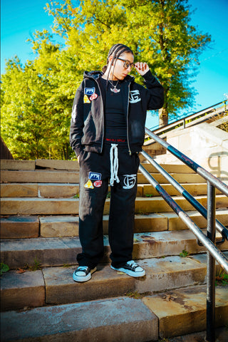 “Midnight” Logos Sweatpants