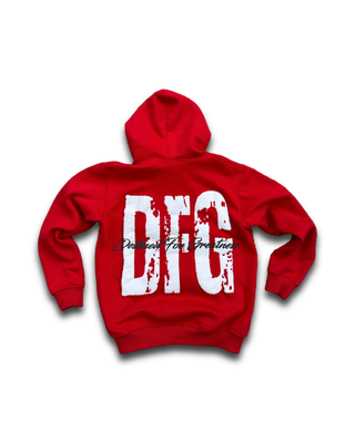 “Rojo” Puff Print Pullover