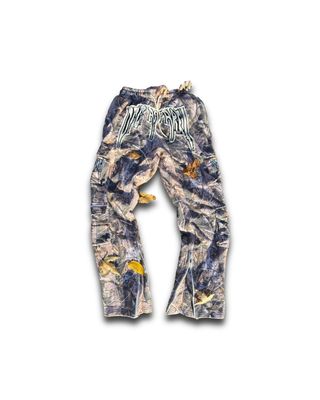 “Hunter Camo” Stacked Cargo Sweatpants